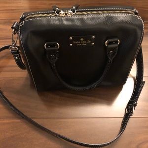Kate Spade Black Leather Crossbody Purse